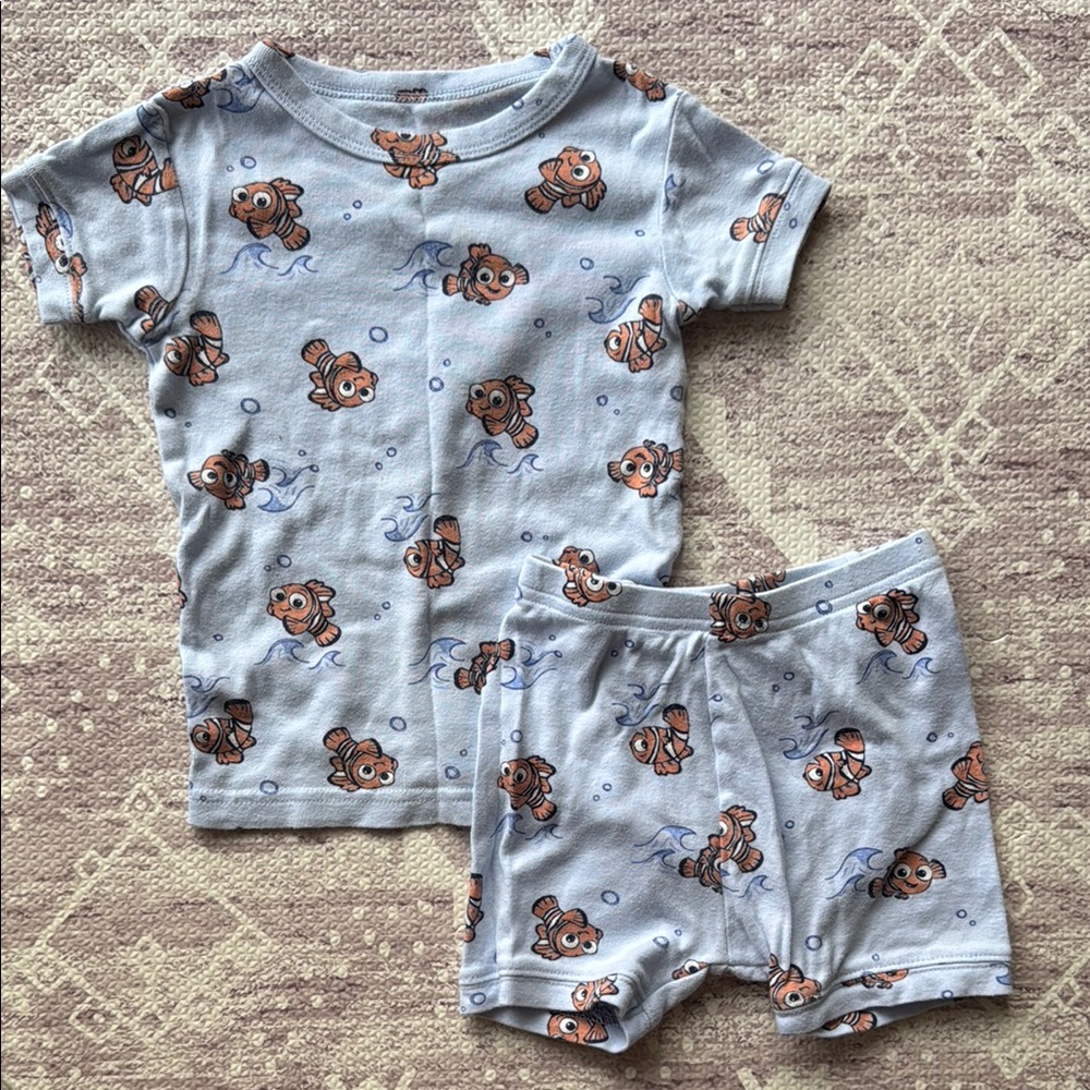 Baby Gap Pixar Pajamas with Fish Print - size 2T